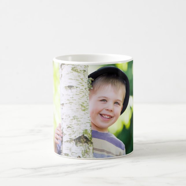 Taza De Café Personalizado Mascota de familia infantil Foto (Centro)