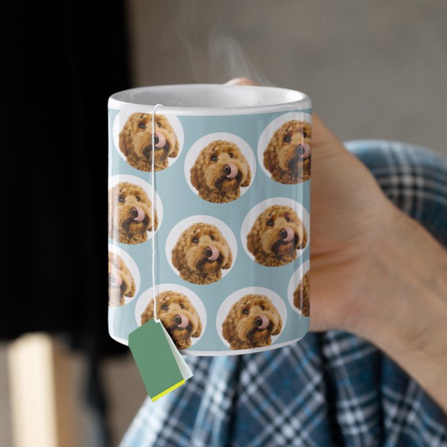 Taza De Café Personalizado Mascota Face Mug | Regalo de fotos d (Subido por el creador)
