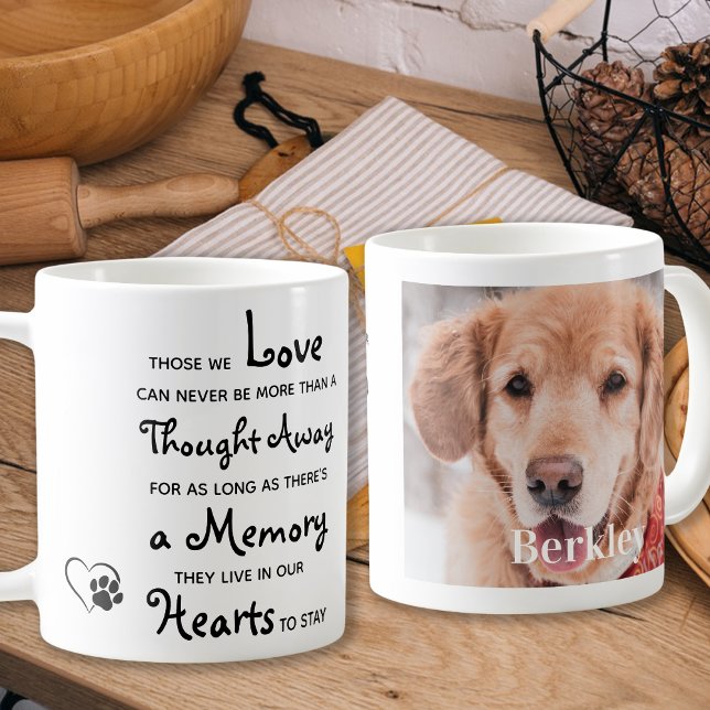 Taza De Café Personalizado Mascota Memorial Perdida de Compatía (Subido por el creador)