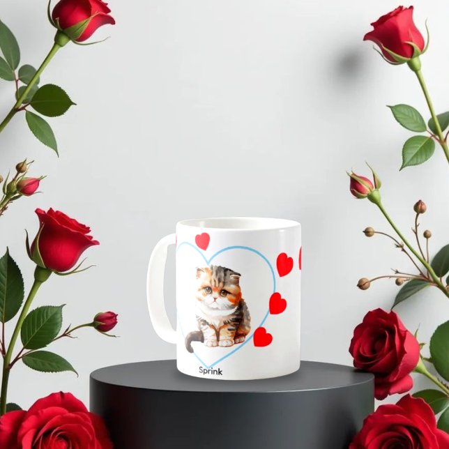 Taza De Café Personalizado Mascota Perro Foto Moderno Estiloso  (Subido por el creador)