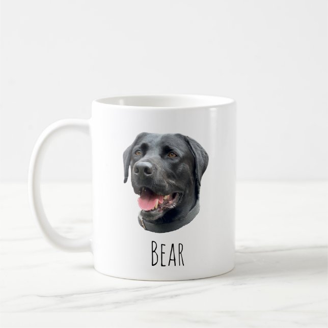 Taza De Café Personalizado Mascota Perro personalizado Cara de  (Izquierda)