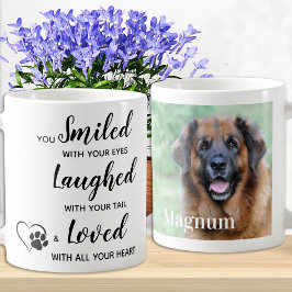 Taza De Café Personalizado Mascota Perro recuerdo de la foto