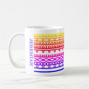 Taza De Café Personalizado me encanta JESUS Mensaje oculto cris
