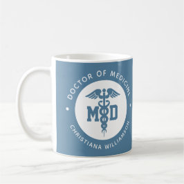 Taza De Café Personalizado Médica de Medicina Médica Graduación