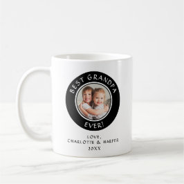 Taza De Café Personalizado Mejor Abuelo Foto Moderna Divertida 