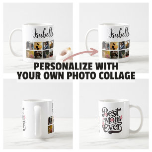 Taza De Café Personalizado Mejor Mamá del Mundo Tendencia Día d