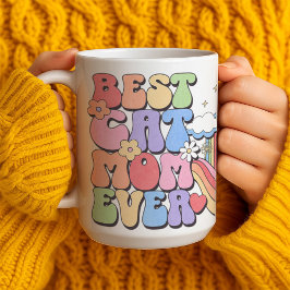 Taza De Café Personalizado Mejor Mamá Gato Que Nunca Personaliz