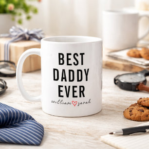 Taza De Café Personalizado Mejor Papá del Mundo   Día del Padre