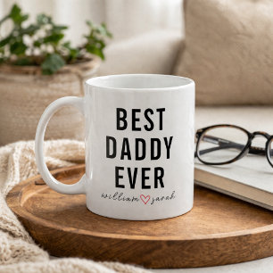 Taza De Café Personalizado Mejor Papá del Mundo   Día del Padre