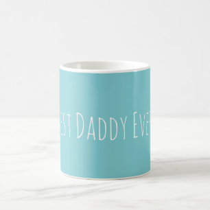 Taza De Café Personalizado Mejor Papi Jamás Aqua Café Mug