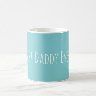 Taza De Café Personalizado Mejor Papi Jamás Aqua Café Mug