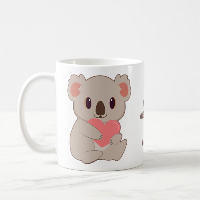 Taza De Café Personalizado Mensajes de texto y nombre Amar las  (Izquierda)