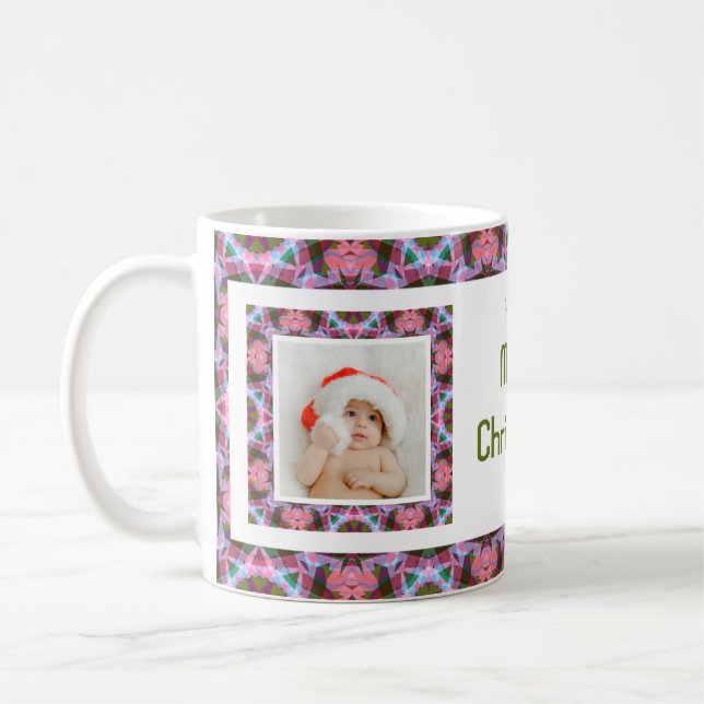 Taza De Café Personalizado Merry Pink Otoño Navidades de otoño  (Izquierda)