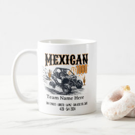 Taza De Café Personalizado Mexicano 1000 Baja California Race U