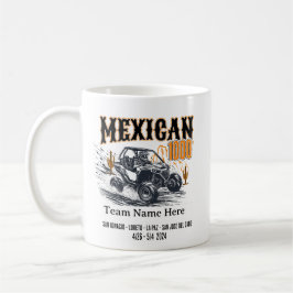 Taza De Café Personalizado Mexicano 1000 Baja California Race U
