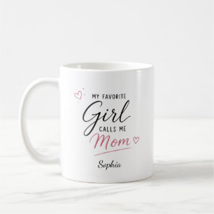 Taza De Café Personalizado Mi Chica Favorita Me Llama Mamá