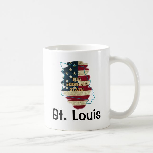 Taza De Café Personalizado Missouri State Coffee Mug (Derecha)