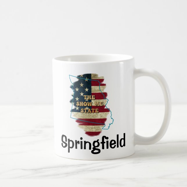 Taza De Café Personalizado Missouri State Coffee Mug (Derecha)