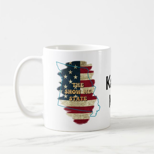 Taza De Café Personalizado Missouri State Coffee Mug (Izquierda)