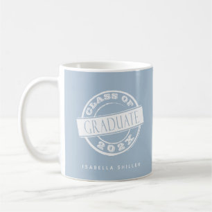 Taza De Café Personalizado moderno azul turbio
