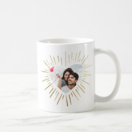 Taza De Café Personalizado moderno foto El día de San Valentín 