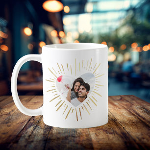 Taza De Café Personalizado moderno foto El día de San Valentín 