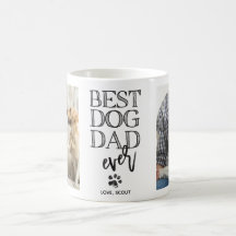 Personalizado moderno foto mejor papá perro