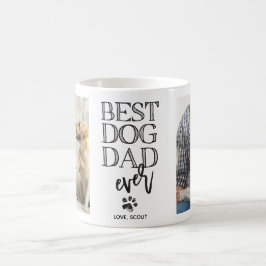 Taza De Café Personalizado moderno foto mejor papá perro