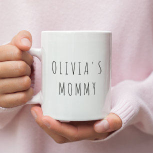 Taza De Café Personalizado MOMMY Foto Y Nombre   Regalo persona