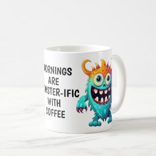 Taza De Café Personalizado Monster