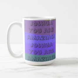 Taza De Café Personalizado Motivador positivo de texto colorido