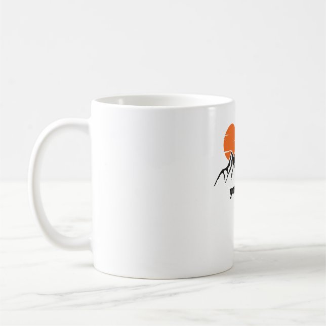 Taza De Café Personalizado Mountain Sunset (Izquierda)