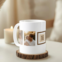 Personalizado Mug del Día del Padre con fotos - "M