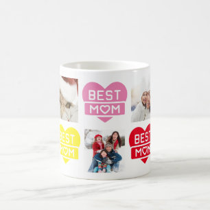 Taza De Café Personalizado multicolor mejor MOM