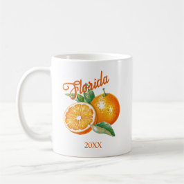 Taza De Café Personalizado Naranja Florida