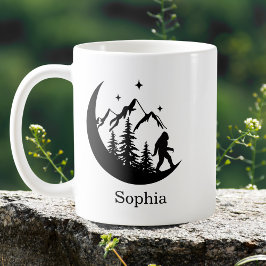 Taza De Café Personalizado natural al aire libre BigFoot Sasqua