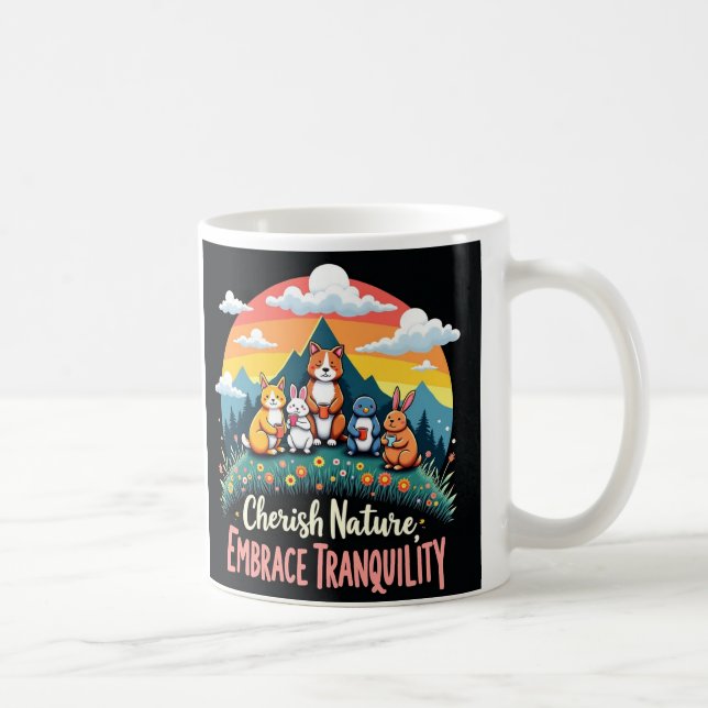 Taza De Café Personalizado Nature Lover Mug - Regalo personaliz (Derecha)
