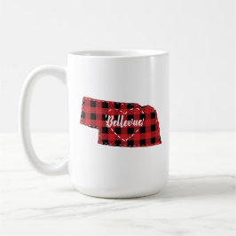 Taza De Café Personalizado Nebraska Hogar Estado Navidades de e