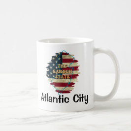 Taza De Café Personalizado New Jersey State Coffee Mug