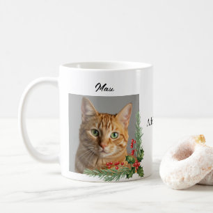 Taza De Café Personalizado Nombre de foto regalo de Navidades d