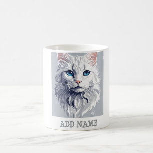 Taza De Café Personalizado Nombre de foto Texto personalizado
