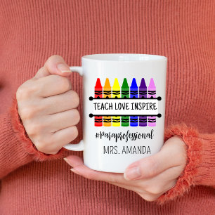 Taza De Café Personalizado Nombre del profesor Apreciación del 