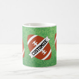 Taza De Café Personalizado Nombre equipo Ventilador de fútbol o