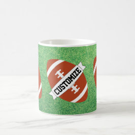 Taza De Café Personalizado Nombre equipo Ventilador de fútbol o