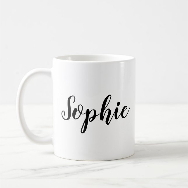 Taza De Café Personalizado Nombre Mug Regalos personalizados pa (Izquierda)