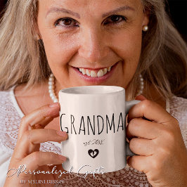 Taza De Café Personalizado, nueva abuela o regalo de nueva mamá