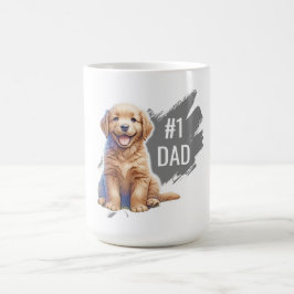Taza De Café Personalizado número 1 Papi perro