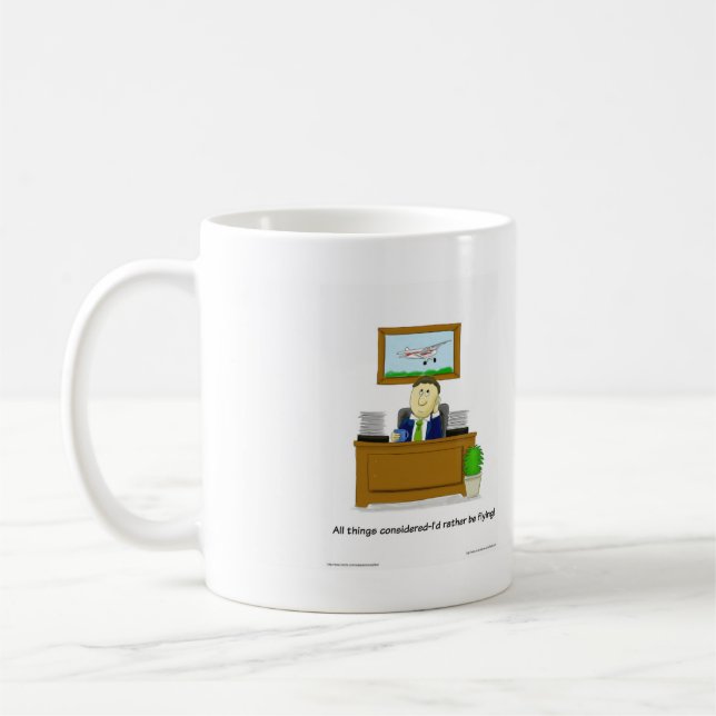 Taza De Café Personalizado original, mostrando un volante de en (Izquierda)