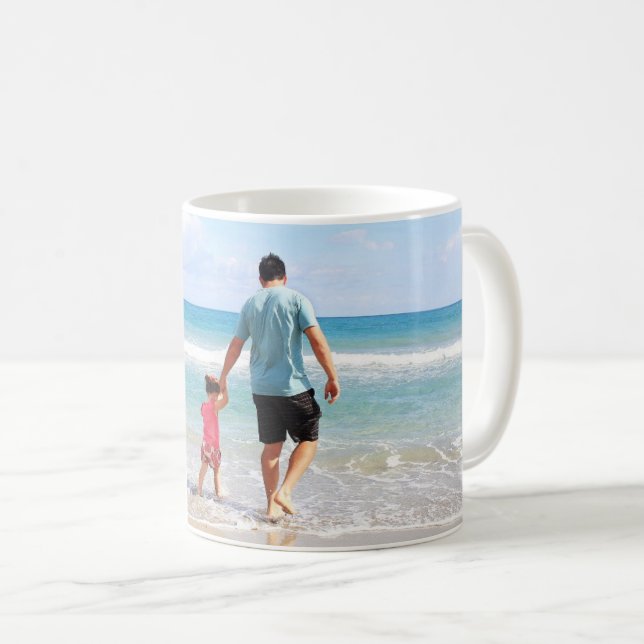 Taza De Café Personalizado Panorámico Único (Anverso derecho)