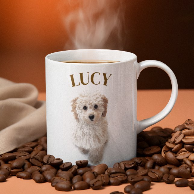 Taza De Café Personalizado Perro Foto Mug - Personalizada con s (Subido por el creador)